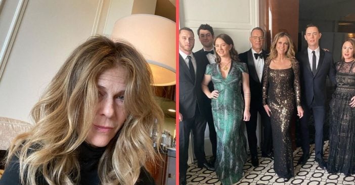 Rita Wilson reveals her hair and makeup team ran very late before Golden Globes