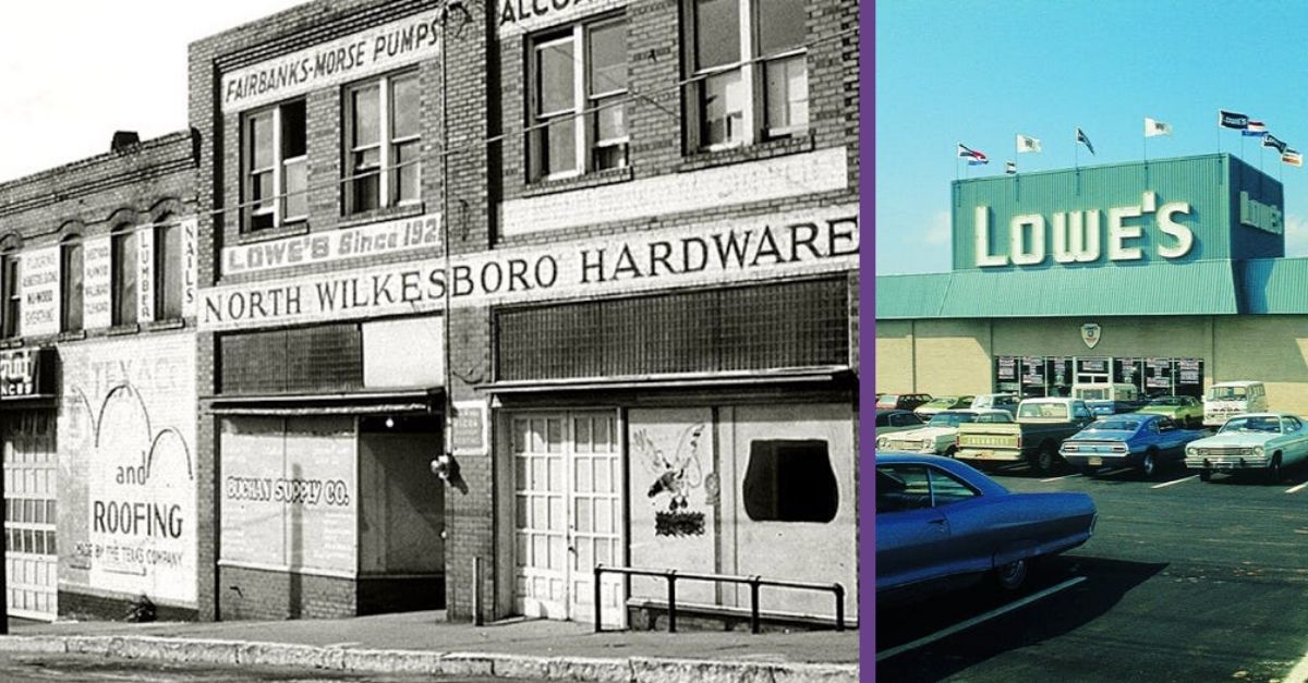 What Lowe's Looked Like When It First Opened In 1921