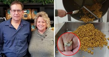 Woman Finds Her Lost Wedding Ring In A Bag Of Popcorn After Missing For A Month