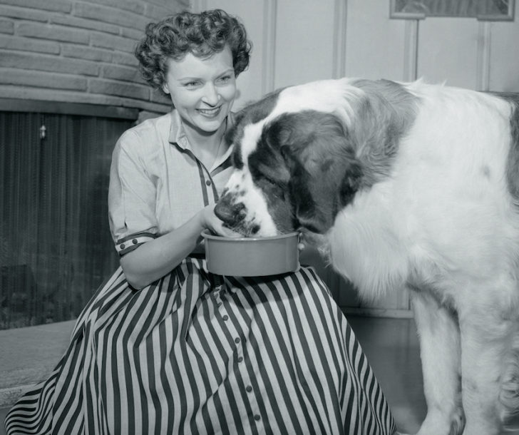 Rare Photos Of Betty White With Her Dogs In The 1950s