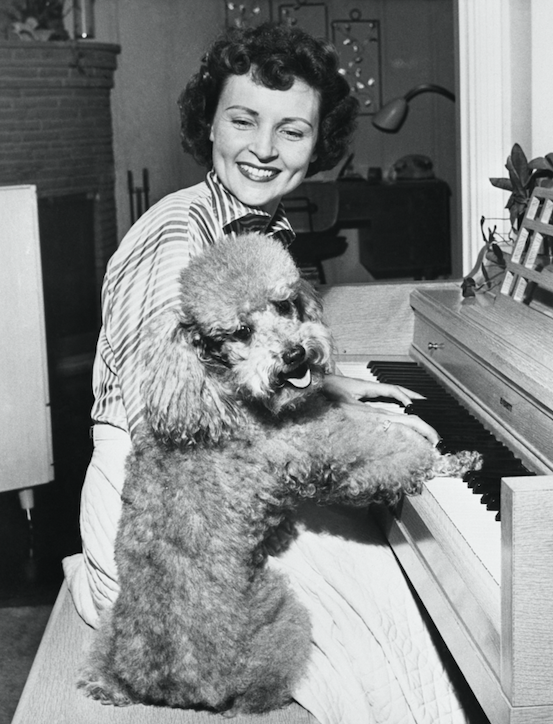 Rare Photos Of Betty White With Her Dogs In The 1950s