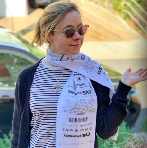 you can now purchase CVS receipt scarves
