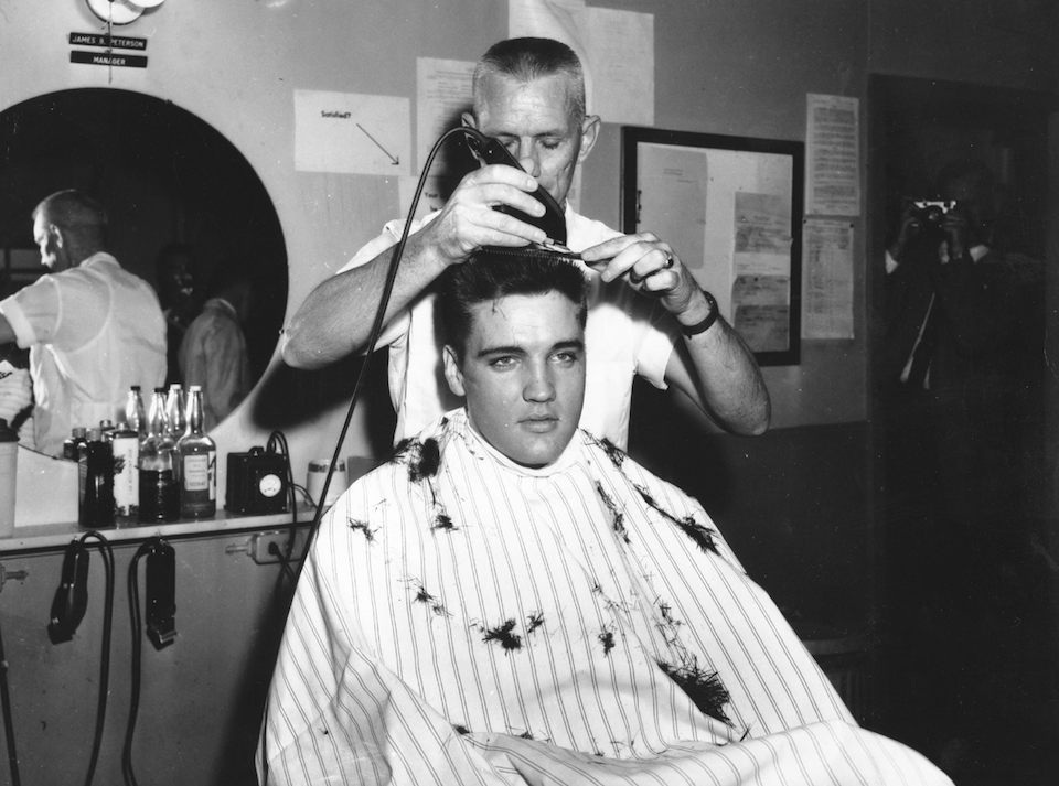 elvis presley rare army photos