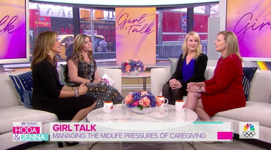 hoda kotb jenna bush hager talk caregiving in their 40s