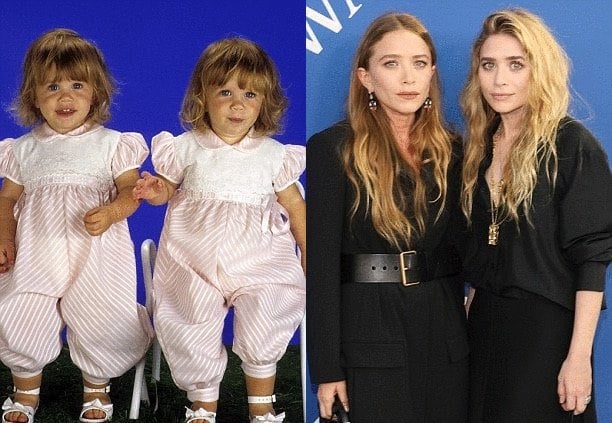mary kate and ashley olsen then and now 