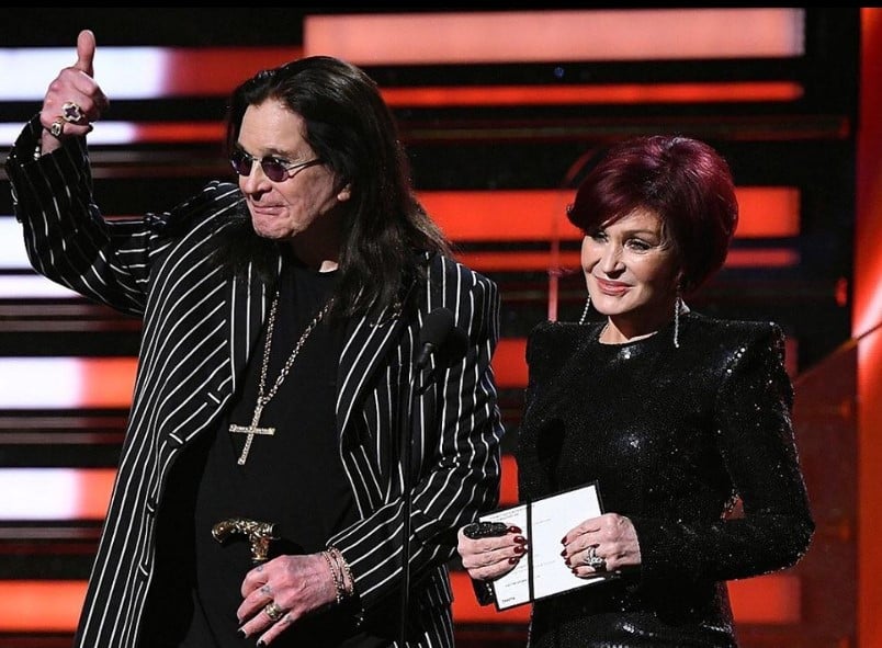 ozzy and sharon osbourne grammys 