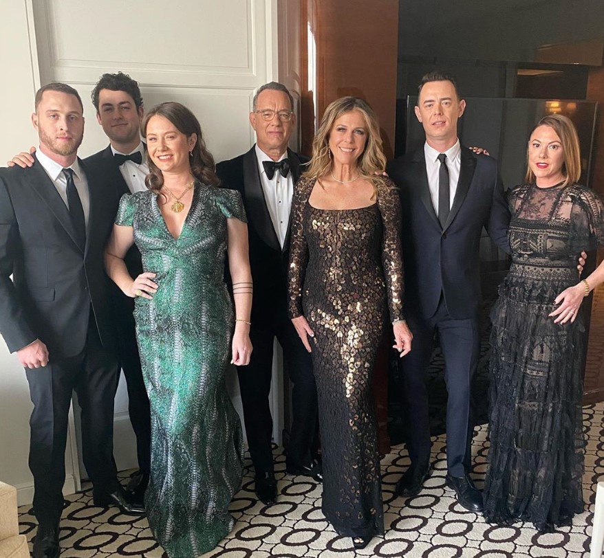 tom hanks rita wilson family 