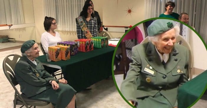 98-Year-Old Girl Scout Still Selling Cookies Today