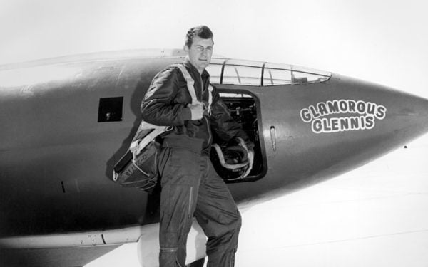 Chuck Yeager and Glamorous Glennis, named after the woman who would be his wife