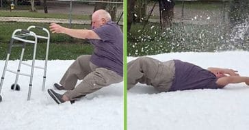 Dying 76-Year-Old Vietnam War Vet Gets His Last Wish Fulfilled Of Making A Snow Angel