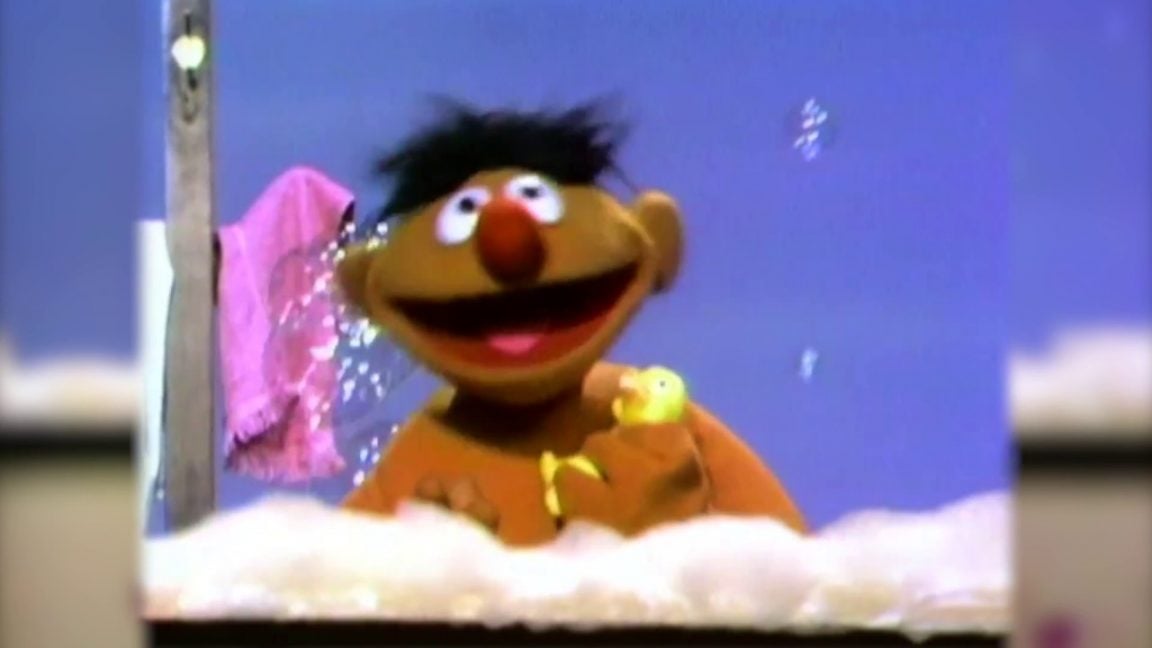 Throwback To Ernie Singing “Rubber Duckie” 50 Years Ago