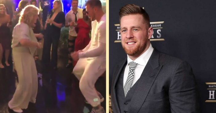 JJ Watt's grandmother stole the show at his wedding party