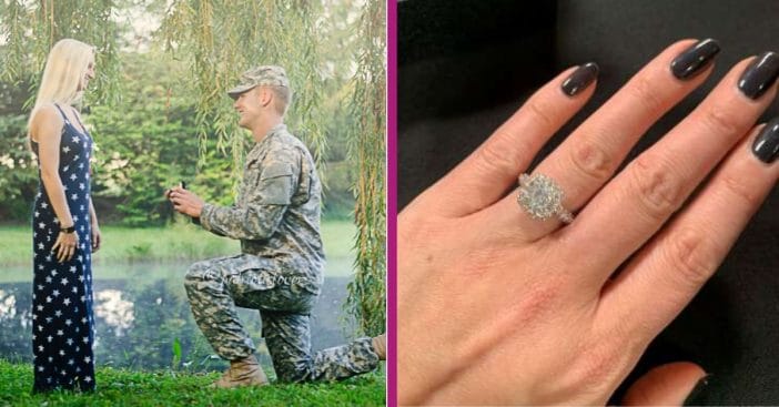 Jeweler Gives Away $10K Diamond Ring To Help Veteran's Valentine's Day Proposal