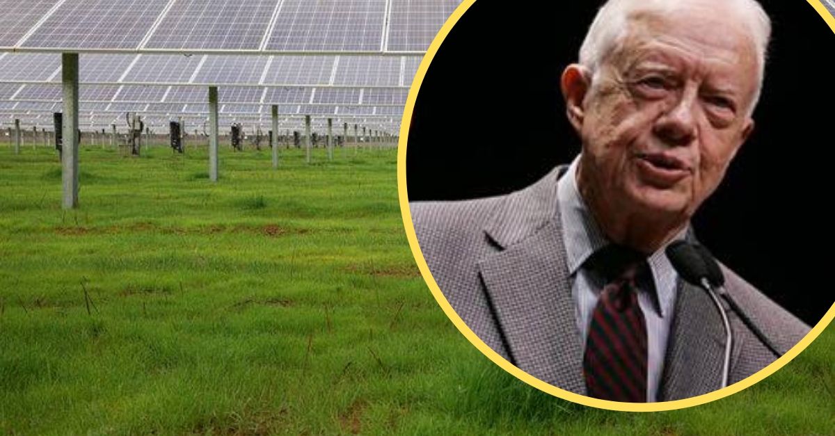 Jimmy Carter Using Solar Panels From His Farm To Power Half Of His Hometown