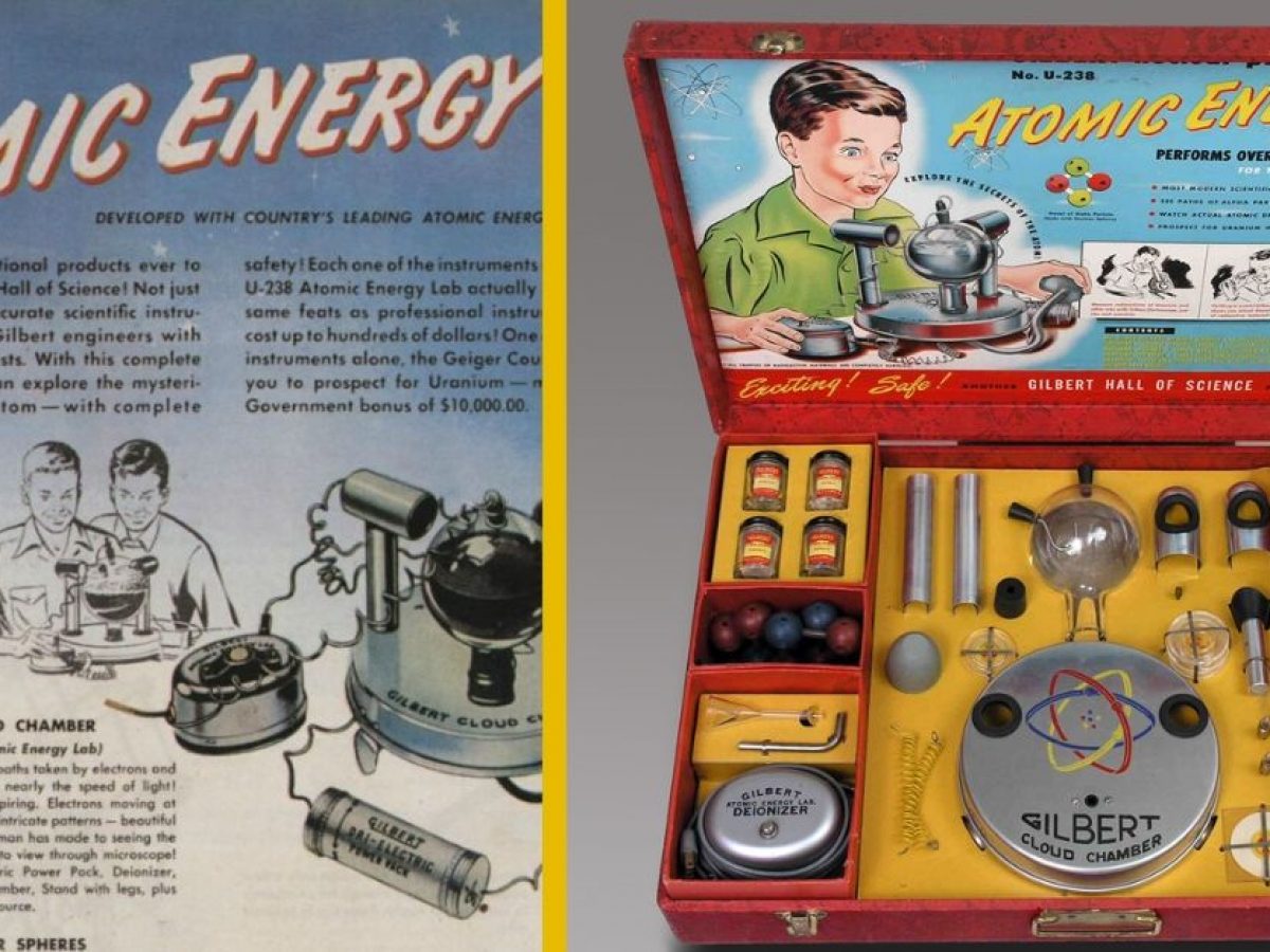1950s Gilbert Atomic Energy Lab Ad Featured on Collector's Envelope *A532 