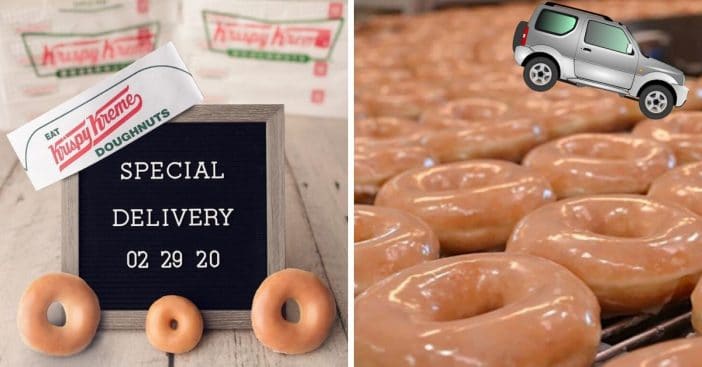 Krispy Kreme is offering delivery nationwide