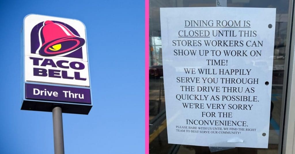 Ohio Taco Bell Receives Criticism For Sign Calling Out Late Employees