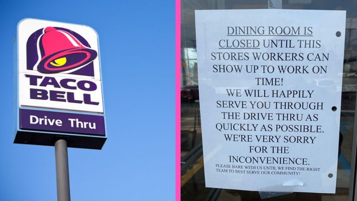 Ohio Taco Bell Receives Criticism For Sign Calling Out Late Employees