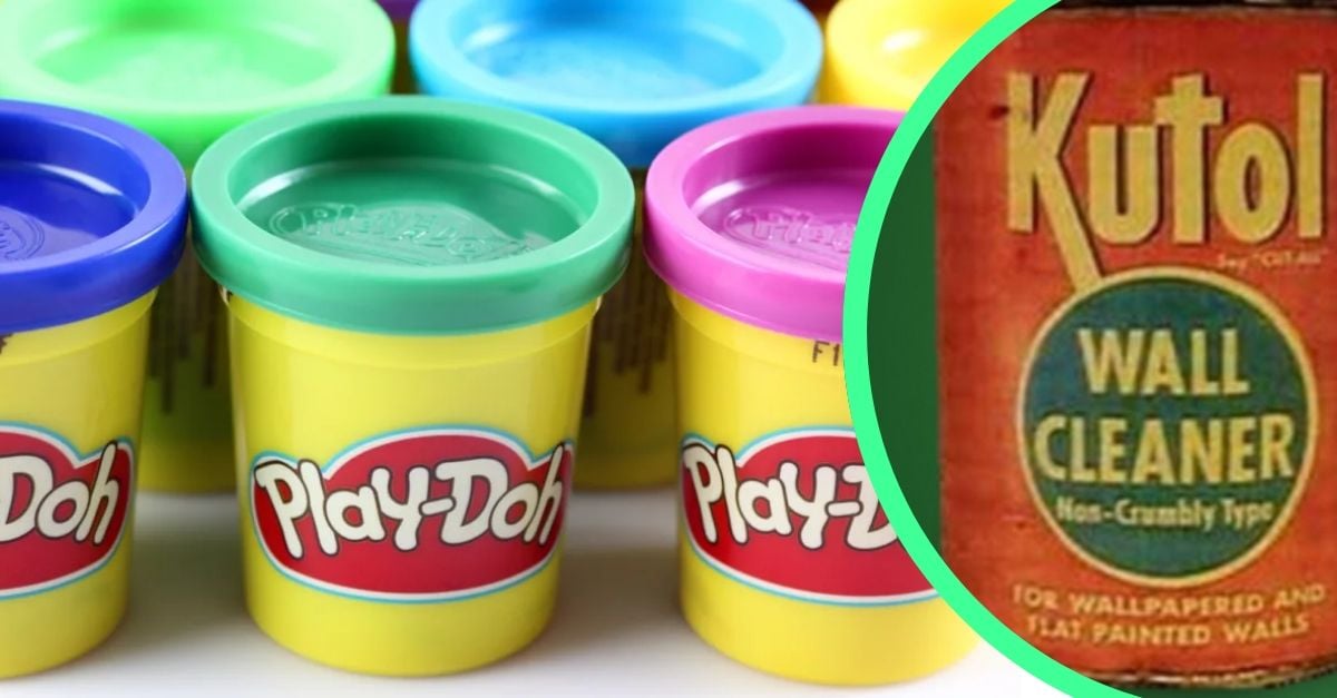 PlayDoh Was Actually Used As Wallpaper Cleaner Back In The Day