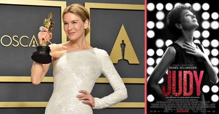 Renee Zellweger wins an Oscar for her performance in Judy
