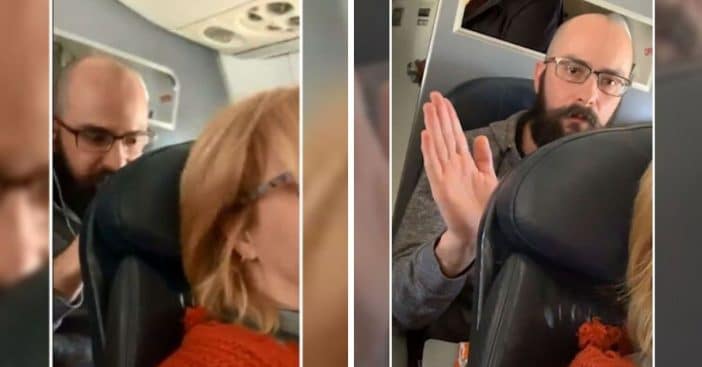 To Recline Or Not Recline_ Flight Passenger Records Man Punching Her Reclined Seat