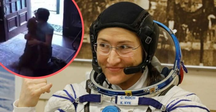 Watch astronaut Christina Koch touching reunion with dog LBD