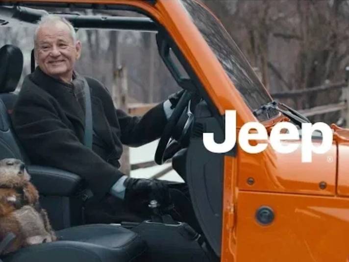 bill murray jeep commercial groundhog day