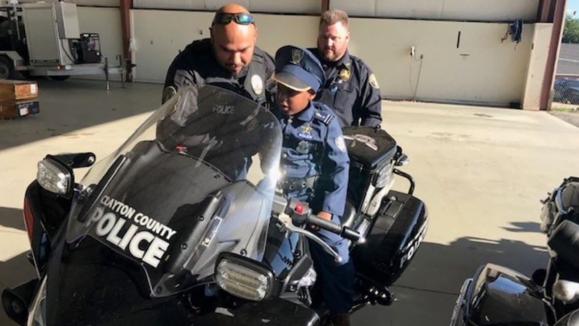 8-year-old juvell harris honorary police officer dies