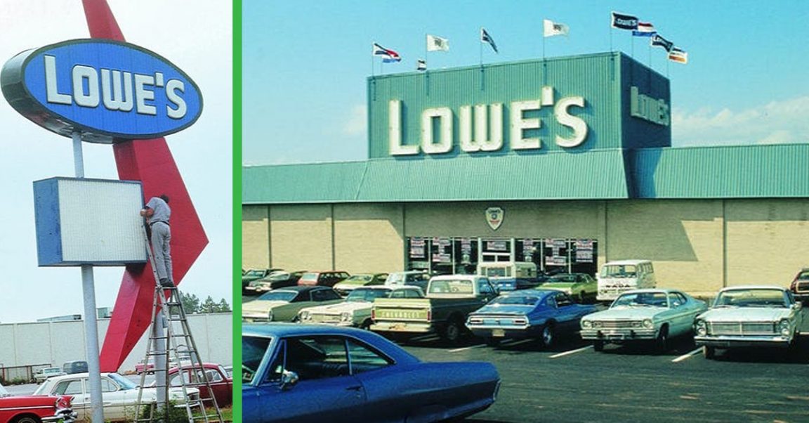 What Lowe's Looked Like When It First Opened In 1921