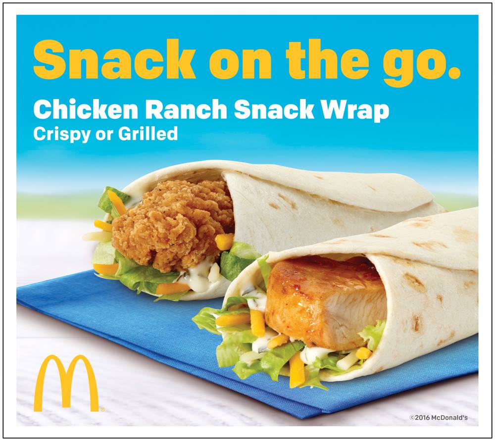 mcdonalds snack wraps