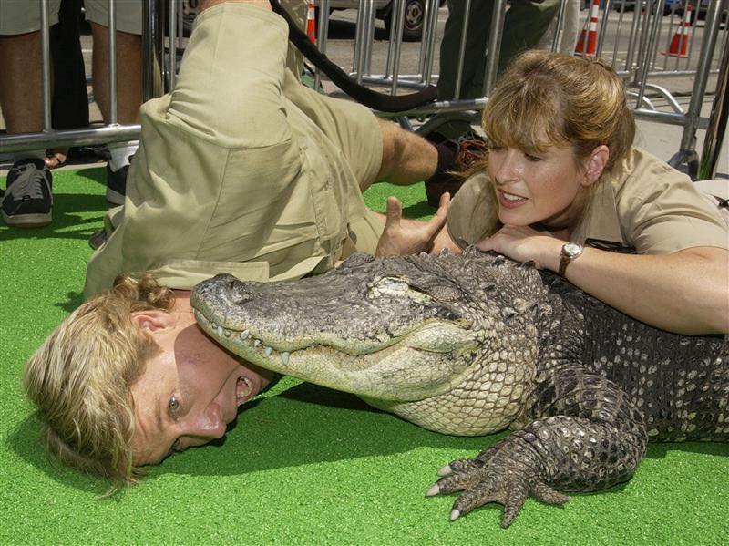 steve and terri irwin crocodile