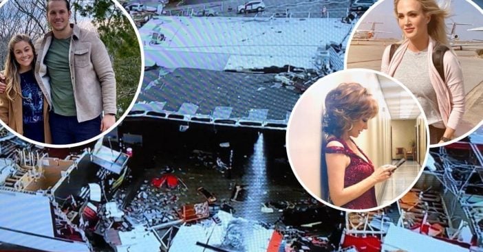Celebrities come together to share messages of support after Nashville tornado
