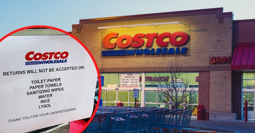 Costco Will Refuse Returns On Items Like Toilet Paper, Paper Towels