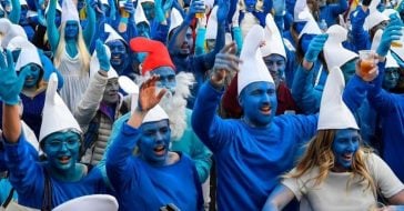 France saw thousands of Smurfs gather to receive Guinness World Record