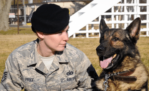 Members of the Air Force want to know their beloved canine companions get good, loving, responsible homes