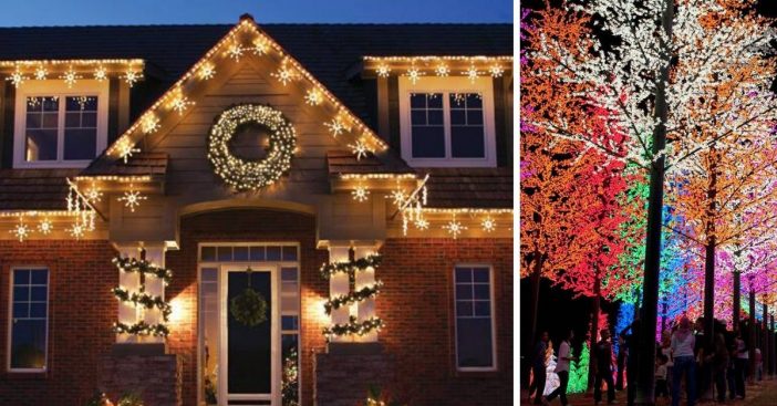 People putting back up Christmas lights to signal hope during coronavirus pandemic