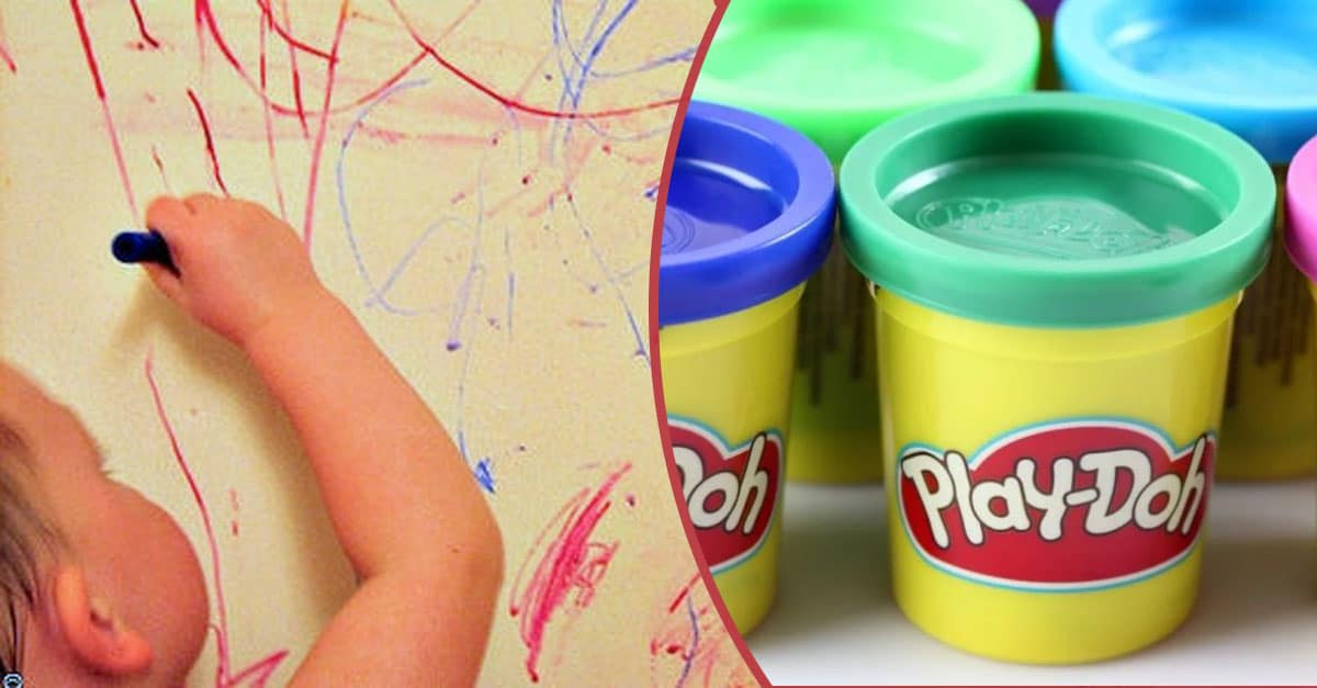 PlayDoh Was Actually Used As Wallpaper Cleaner Back In The Day
