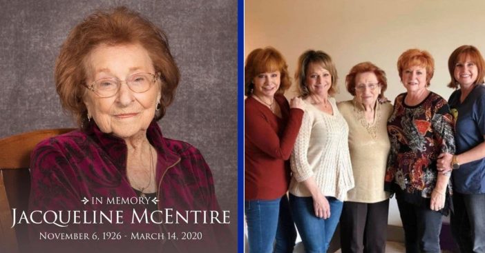 Reba McEntire's Mom, Jacqueline McEntire, Dies At Age 93