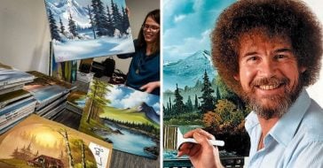 Why Bob Ross paintings are not for sale