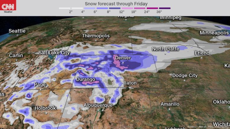 blizzard warnings for first day of spring