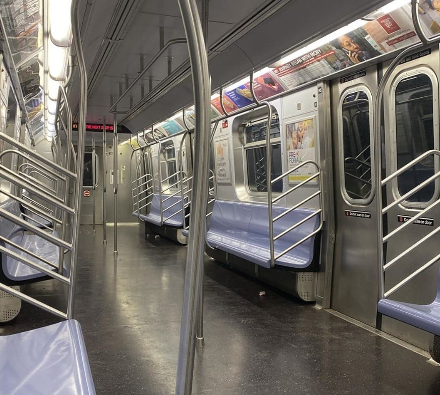 new york city subway car