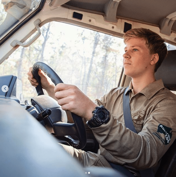 Robert Irwin Is Officially Learning To Drive — Using Late Father Steve's Car!