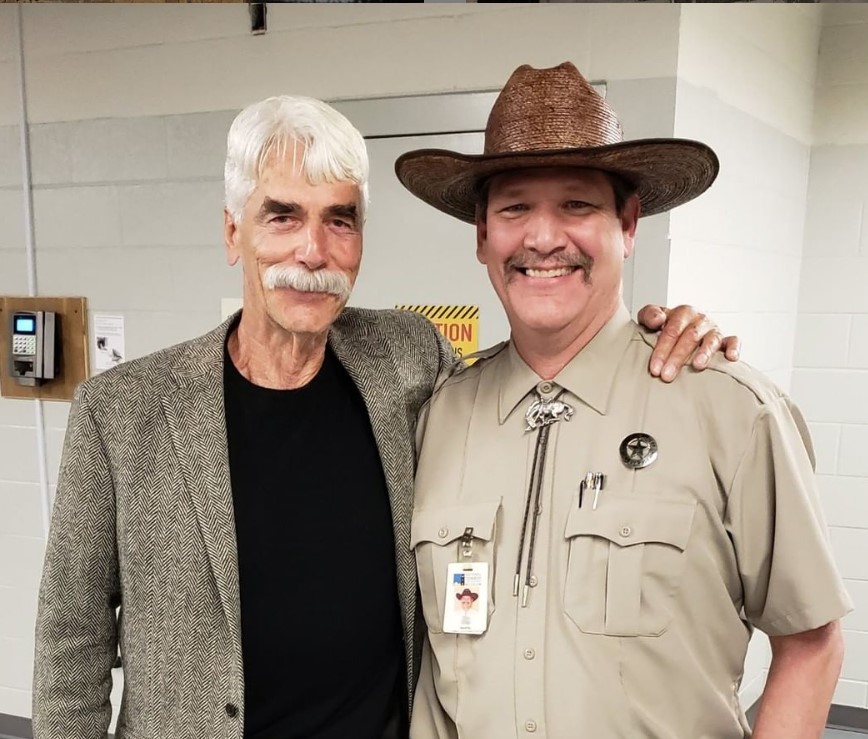 National Cowboy & Western Heritage Museum security guard tim and sam elliott 