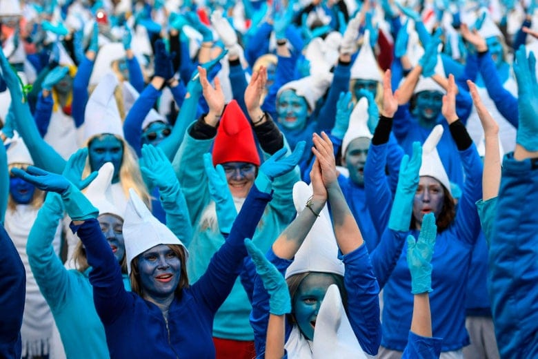 largest smurf gathering