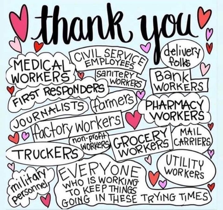 Remember To Thank Grocery Store Employees, Nurses, Truck Drivers