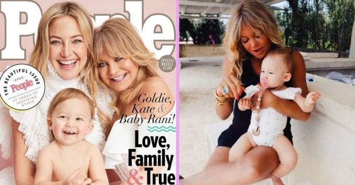 Goldie Hawn, Kate Hudson, & Baby Rani Share A Spot On This Year's Cover Of PEOPLE's Beautiful Issue