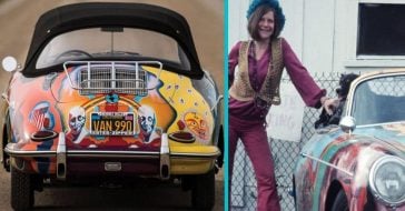 Janis Joplin's car has a history as wild as its paint job