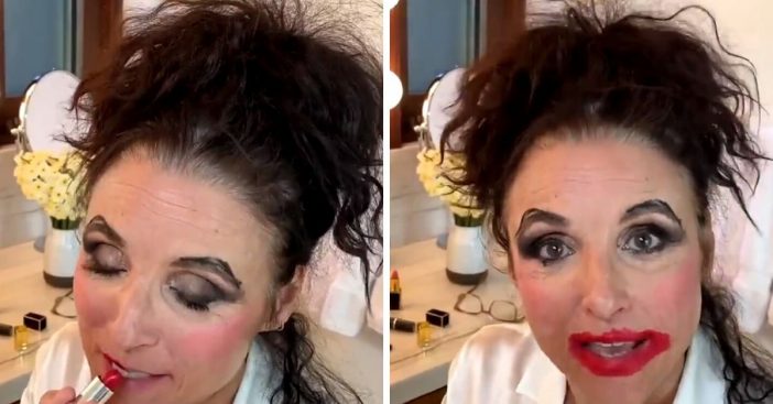Julia Louis Dreyfus delivers funny makeup filled PSA about staying home