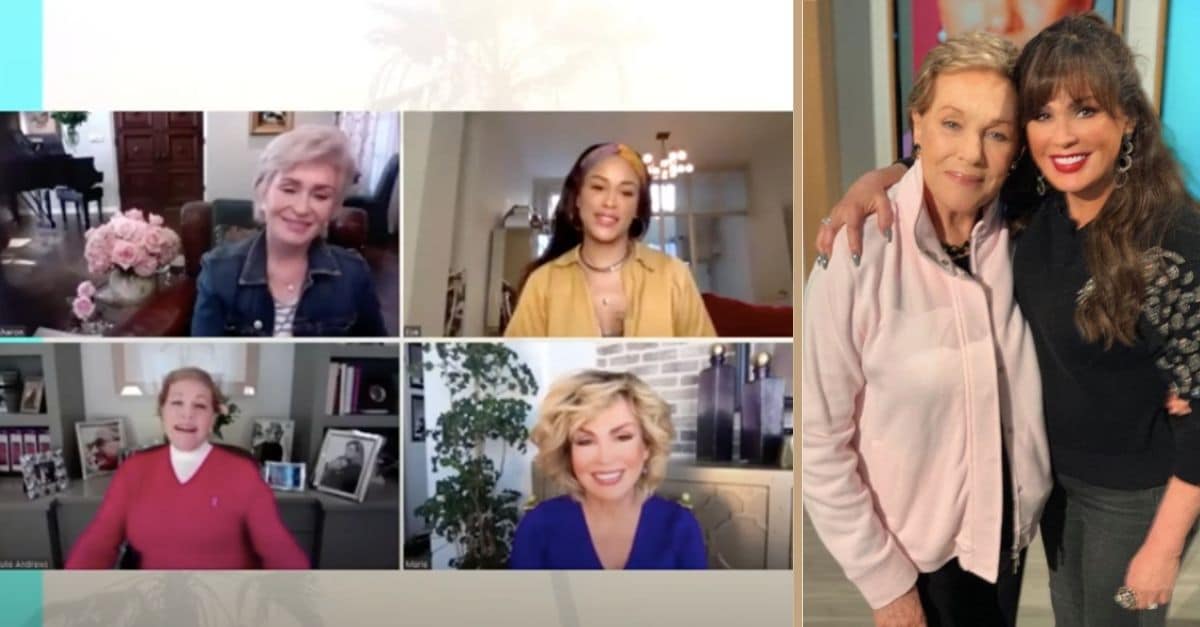 Julie Andrews Appears Alongside Marie Osmond On 'The Talk' With A Special Message