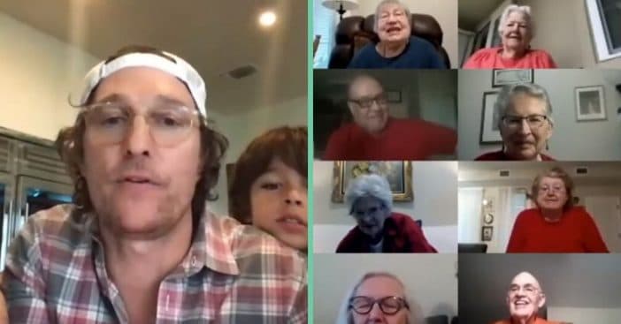 Matthew McConaughey hosts virtual bingo for seniors